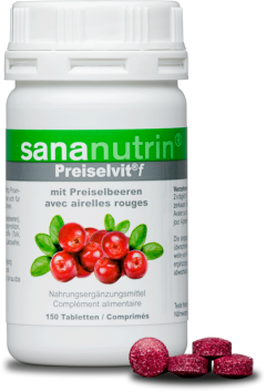 sananutrin® Preiselvit®f Tabletten, 150 Stück